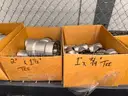 Fittings and Flanges, Stainless and Carbon, 0.5in to 8in, 150 to 300#, Qty Approx 729 Pcs