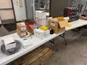 Electrical Components, Breakers, VFDs, Controllers, Transformers, and Computers, Qty 1 Lot