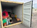 Shipping Container 20ft x 8.5ft x 8ft, With Contents, Qty 1.