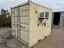 Shipping Container 10ft x 8.5ft x 8ft, With Contents, Qty 1.