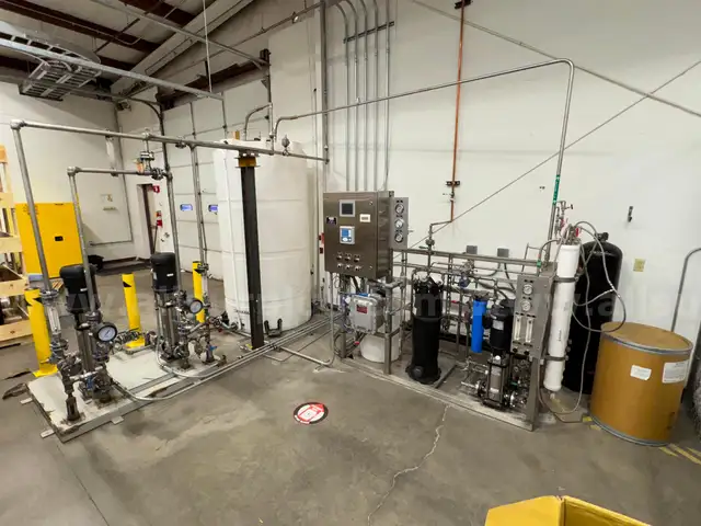 Water Treatment System, Pumps, Multistage Filtration, Controller, and Poly Tank, Qty 1 System