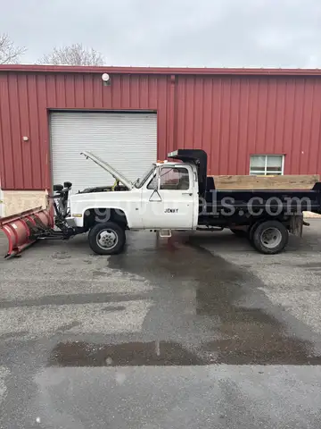 1987 Chevy 1 Ton Dump Truck with Plow