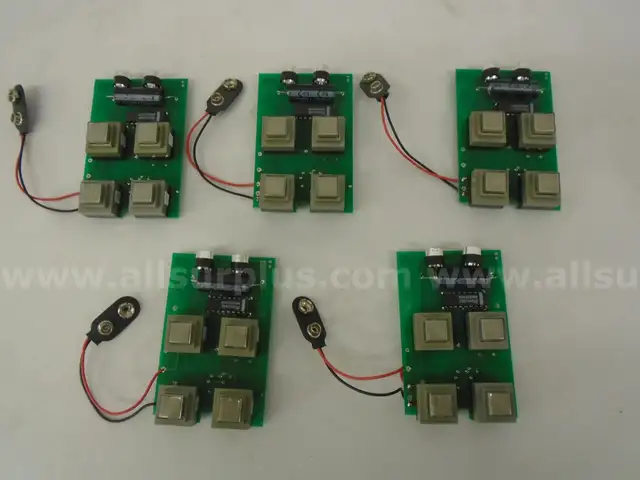 *LOT OF 5* PCB MM53200N PUSH BUTTON CIRCUIT ENCODER/DECODER 4-BUTTON