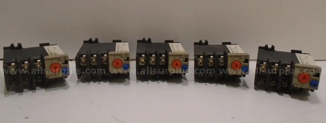 *LOT OF 5*  MITSUBISHI TH-K20KP THERMAL OVERLOAD RELAY