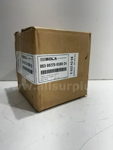 *NEW* SOLA 083-00225-0300-24 DC POWER SUPPLY 83-24-225-3