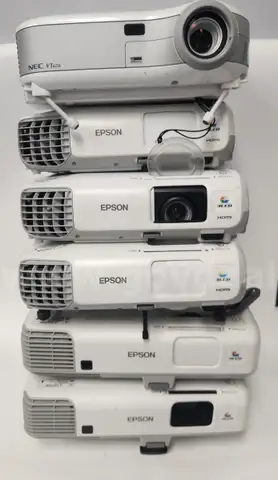 Lot Of 6 Assorted Projectors Epson/NEC