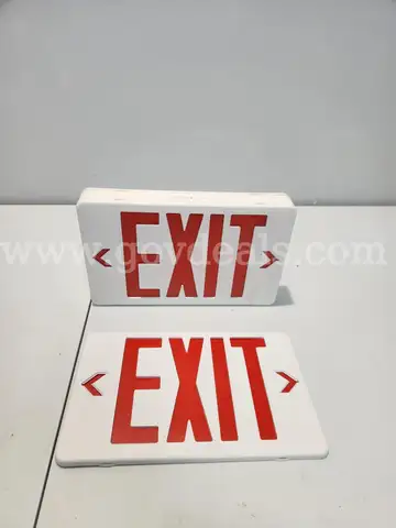 Lot Of 2 New In Box Commercial LED Exit Signs