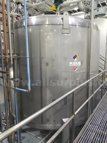 2020 SFI 9,000 gal. 316 Stainless Steel Mixing Tank