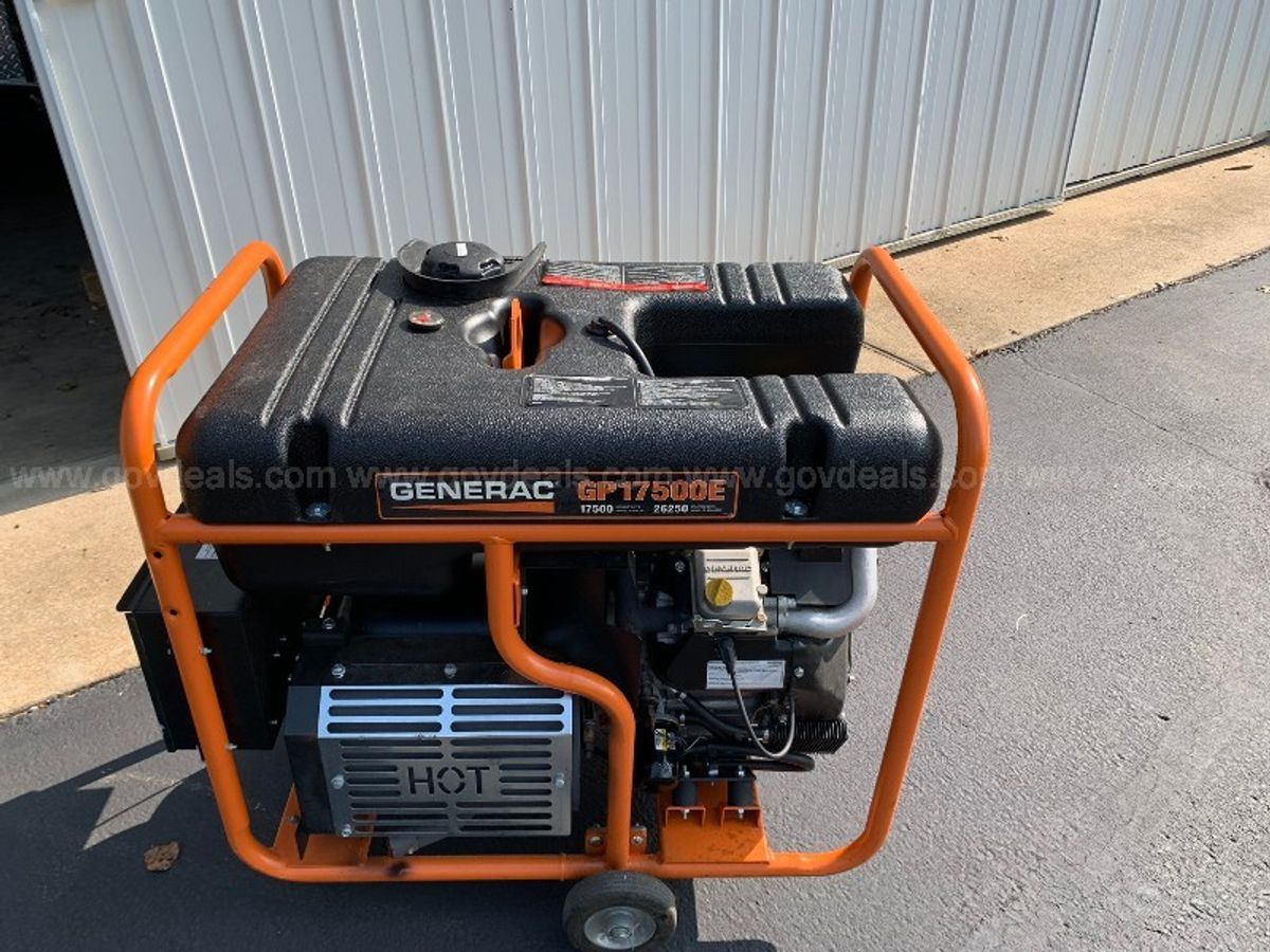 Generac Portable Generator Govdeals 7983