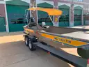 17&#x2019; Aluminum FB John boat w/150 HP Mercury Jet