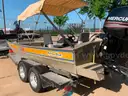 17&#x2019; Aluminum FB John boat w/150 HP Mercury Jet