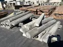 CONCRETE CURB STOPS- GROUP OF 44