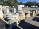 CONCRETE DRAIN 15&#x22; GROUP OF 2 COVERS INLET PLATES