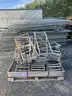 TEMPORARY FENCING 6&#x27;X12 CHAIN-LINK- 53 PANELS, 8 GATES