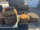 STEEL MAN HOLE COVER TOPS, LIDS &#x26; GRATES