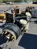 Misc. used spare parts: cylinders for CAT 350, lift axle for Mack, screens,  Volvo A40 hood, Cutter D6R, Couplers