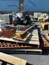 Misc. used spare parts: cylinders for CAT 350, lift axle for Mack, screens,  Volvo A40 hood, Cutter D6R, Couplers