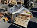 Misc. used spare parts: cylinders for CAT 350, lift axle for Mack, screens,  Volvo A40 hood, Cutter D6R, Couplers