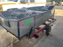 FOLDING BOAT WITH TOP, MOTOR, TRAILER