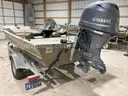 Jon Boat, Outboard Motor, &#x26; Trailer
