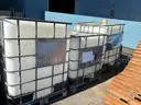 600 GAL. Totes/Plastic Container with Metal Cage - Group of 6