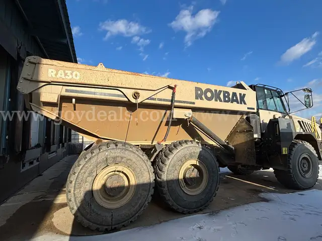 2022 Rokbak RA30 – Articulated Haul Truck w/ Tailgate