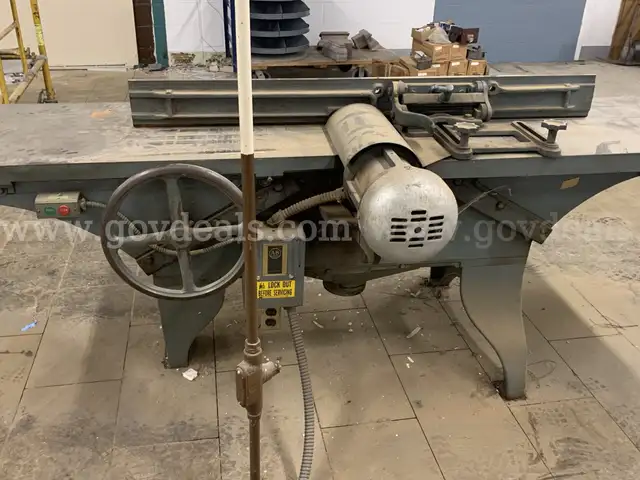 Moak Machine & Tool Co. Jointer – Industrial Woodworking Machine