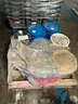 POND FOUNTAIN, SNOW FENCE, ALUM FENCING, TOTES &#x26; FIRE EXTINGUISHERS