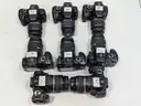 Lot of Canon SLR Cameras and IKAN monitors (8 x Rebel Xti with lens and accessories), 2 x IKAN Monitors, Battery Grips
