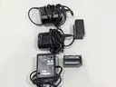 Lot of Canon SLR Cameras and IKAN monitors (8 x Rebel Xti with lens and accessories), 2 x IKAN Monitors, Battery Grips