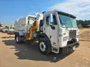 2015 Peterbilt COE 320 with Labrie 14 Cu Yard Side Load Garbage Truck