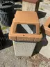 Concrete Trash Can