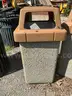 Concrete Trash Can