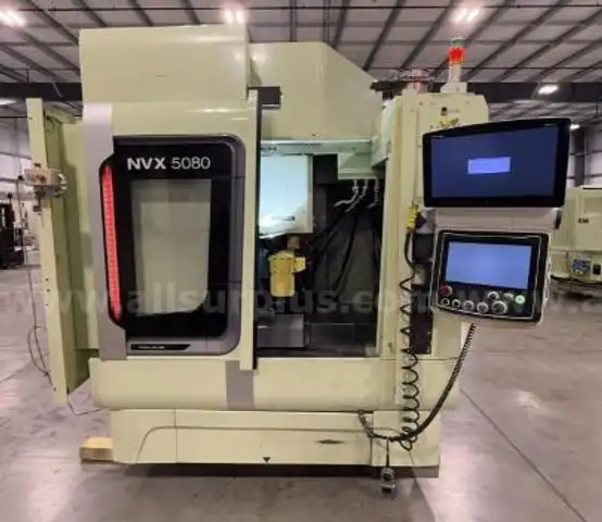 2017 DMG Mori NVX 5080/40, 4th Axis, Hydraulic Clamping