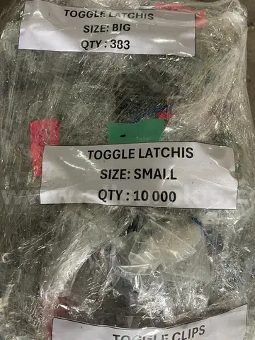 Assorted Size Toggle Clips and Toggle Latches.