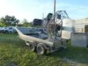 AIRBOAT,13&#x27; 7&#x22; PANTHER, LYCOMING ENGINE w/TRAILER