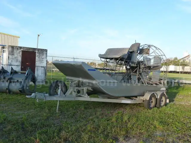 AIRBOAT,13&#x27; 7&#x22; PANTHER, LYCOMING ENGINE w/TRAILER