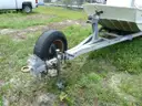 JON BOAT 16&#x27; ALUMINUM, GALVANIZED TRAILER, SINGLE-AXLE,  40-HP OUTBOARD