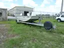 JON BOAT 16&#x27; ALUMINUM, GALVANIZED TRAILER, SINGLE-AXLE,  40-HP OUTBOARD