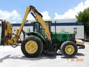 2008 JOHN DEERE TRACTOR, SLOPE-MOWER BOOM, DIESEL, 4X4, 105-HP