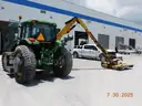 2008 JOHN DEERE TRACTOR, SLOPE-MOWER BOOM, DIESEL, 4X4, 105-HP
