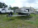 BOSTON WHALER 16&#x27; 7&#x22; FIBERGLASS, SINGLE-AXLE TRAILER, 90-HP OUTBOARD