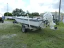 BOSTON WHALER 16&#x27; 7&#x22; FIBERGLASS, SINGLE-AXLE TRAILER, 70-HP OUTBOARD