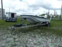 BOSTON WHALER 16&#x27; 7&#x22; FIBERGLASS, SINGLE-AXLE TRAILER, 70-HP OUTBOARD