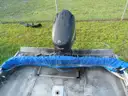 JON BOAT 17&#x27; ALUMINUM, GALVANIZED TRAILER, SINGLE-AXLE,  90-HP OUTBOARD