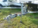 JON BOAT 17&#x27; ALUMINUM, GALVANIZED TRAILER, SINGLE-AXLE,  90-HP OUTBOARD