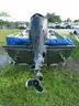 JON BOAT 17&#x27; ALUMINUM, GALVANIZED TRAILER, SINGLE-AXLE,  90-HP OUTBOARD