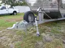 AIRBOAT, 15&#x27; ALUMINUM, 6.0-L GAS ENGINE, 3-PASSENGER w/TANDEM-AXLE TRAILER