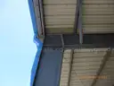 BUILDING, ALUMINUM, STEEL STRUCTURE, 50&#x27; X 120&#x27; PEAK 16&#x27; (ENCLOSED 50&#x27;, OPEN 70&#x27;) B60
