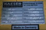 AIR COMPRESSOR SYSTEM, KAESER WITH 2 D SQUARE ELECTRIC BOXES
